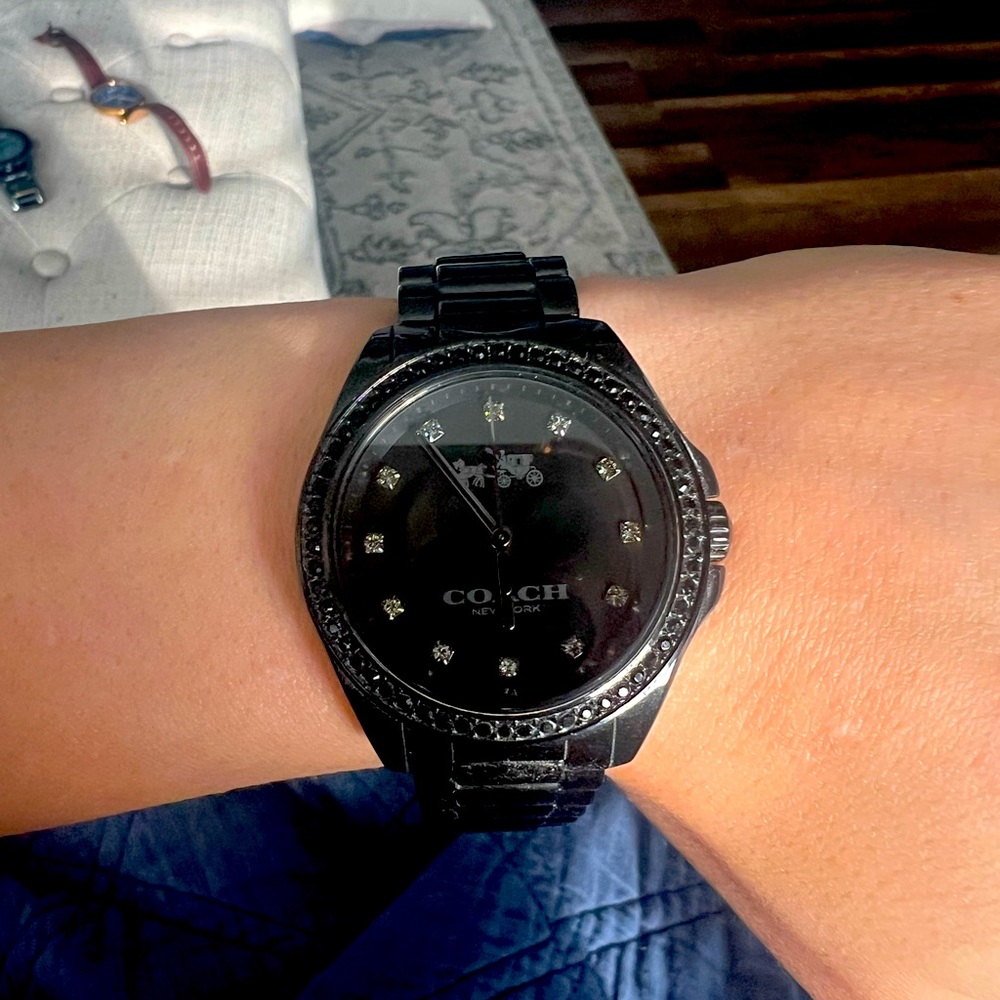Women’s Black Coach Watch
